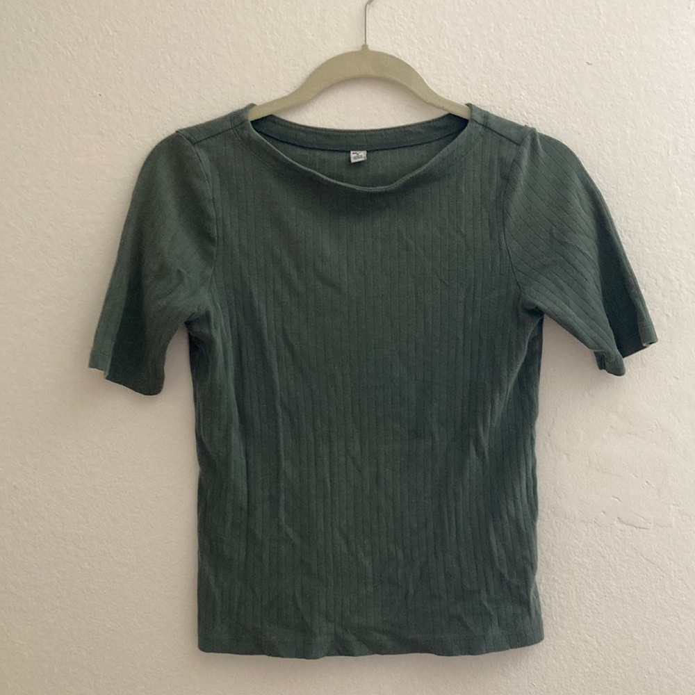 Uniqlo Teal Shirt